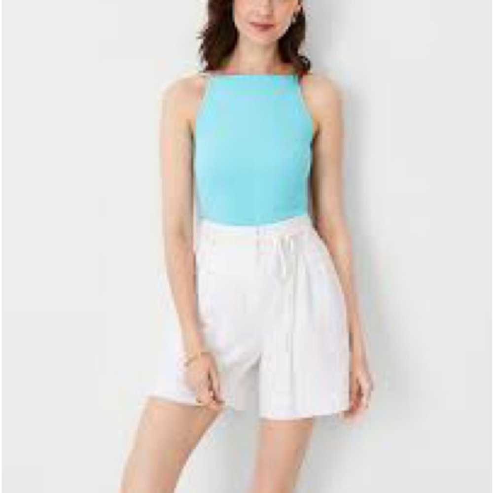 Ann Taylor Square Neck Strappy Halter Top